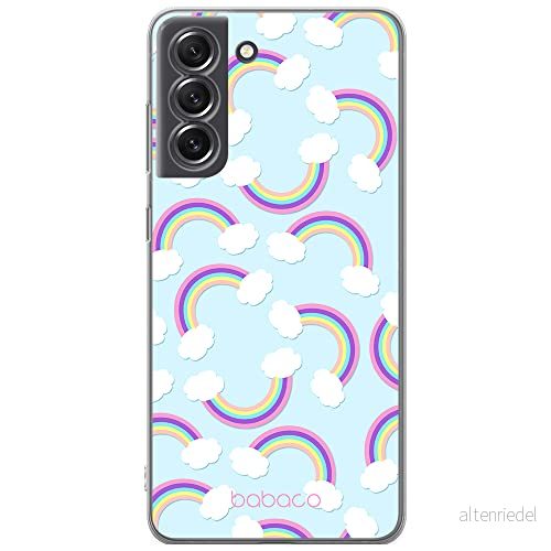 ERT GROUP mobiltelefonfodral för Samsung S21 FE originalt och officiellt licensierat Babaco mönster Rainbow 002 optimalt anpassad till formen på mobiltelefonen, fodral tillverkad av TPU plast 5904805419874