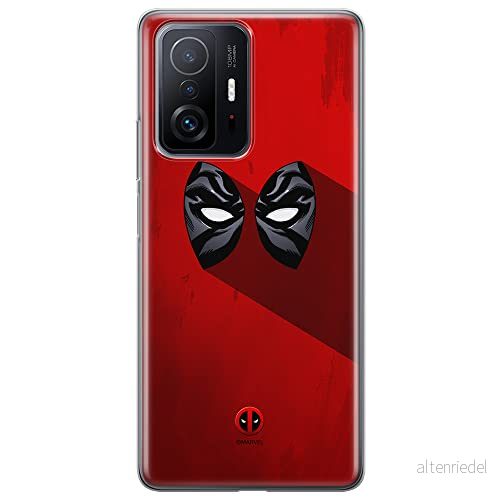 ERT GROUP mobiltelefonfodral för Xiaomi 11T 5G / PRO originalt och officiellt licensierat Marvel mönster Deadpool 007 anpassad till formen på mobiltelefonen, fodral tillverkad av TPU plast 5904805554308