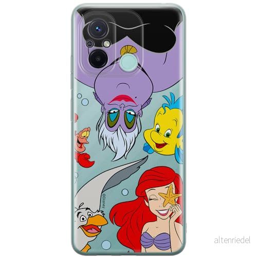 ERT GROUP mobiltelefonfodral för Xiaomi REDMI 12C/ 11A originalt och officiellt licensierat Disney mönster Ariel 008 optimalt anpassad till formen på mobiltelefonen, gedeeltelijk transparant 5905795045654