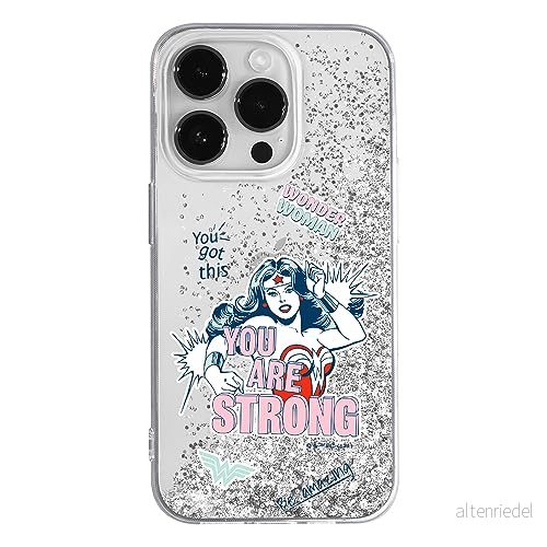 ERT GROUP mobiltelefonfodral för Apple Iphone 14 PRO originalt och officiellt licensierat DC mönster Wonder Woman 025 optimalt anpassad till formen på mobiltelefonen, med glitter overflow effekt 5905511611330