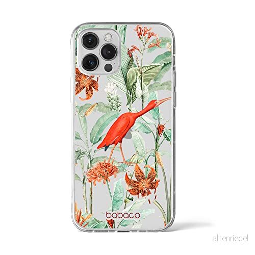 ERT GROUP mobiltelefonfodral för Iphone 12 PRO MAX originalt och officiellt licensierat Babaco mönster Flowers 049 optimalt anpassad till formen på mobiltelefonen, gedeeltelijk transparant 5905131341945