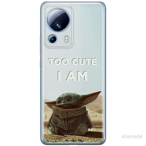 ERT GROUP mobiltelefonfodral för Xiaomi 13 LITE/CIVI 2 originalt och officiellt licensierat Star Wars mönster Baby Yoda 004 anpassad till formen på mobiltelefonen, fodral tillverkad av TPU plast 5905511921002