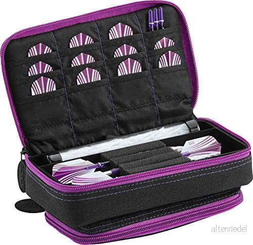 Casemaster by GLD Products Plazma Plus dartfodral svart med ametist dragkedja och telefonficka, trim 719265558958