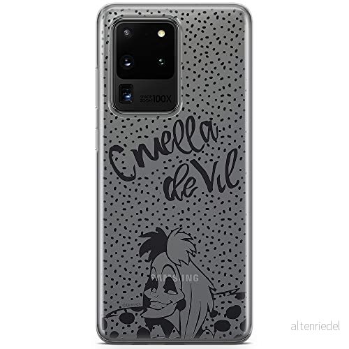 ERT GROUP Mobiltelefonskal för Samsung S20 Ultra original och officiellt licensierat Disney mönster Cruella 002 optimalt anpassat till mobiltelefonens form, delvis transparent 5903537518855