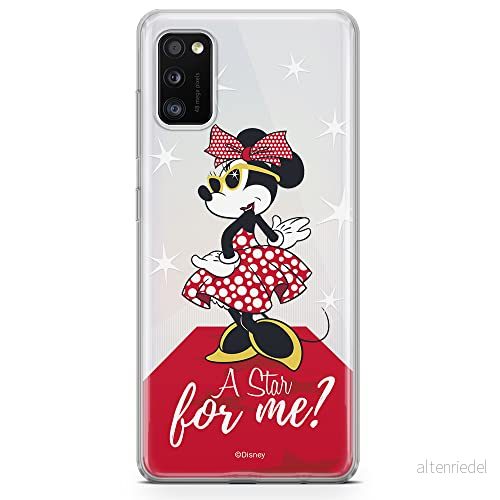 ERT GROUP mobiltelefonfodral för Samsung A41 originalt och officiellt licensierat Disney mönster Minnie 044 optimalt anpassad till formen på mobiltelefonen, gedeeltelijk transparant 5903537510903