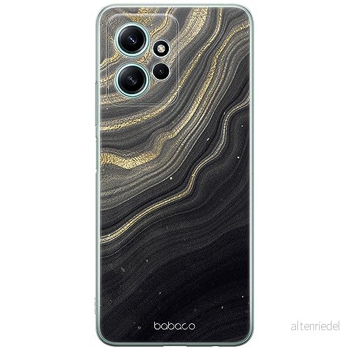 ERT GROUP mobiltelefonfodral för Xiaomi REDMI NOTE 12 4G originalt och officiellt licensierat Babaco mönster Marble 009 optimalt anpassad till formen på mobiltelefonen, fodral tillverkad av TPU plast 5905511940645