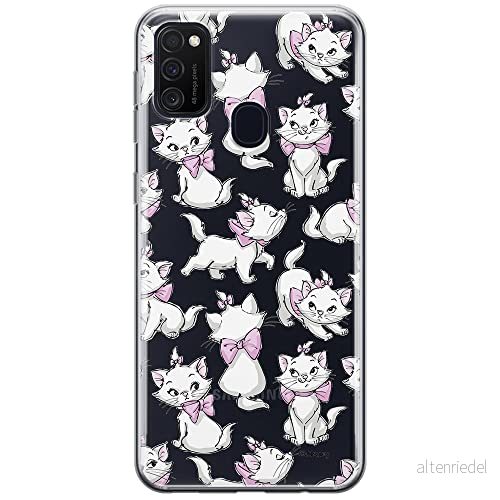 ERT GROUP mobiltelefonfodral för Samsung M21 originalt och officiellt licensierat Disney mönster Marie 003 optimalt anpassad till formen på mobiltelefonen, gedeeltelijk transparant 5903537833897
