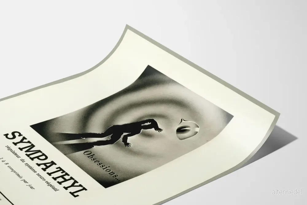Vintage reklamposter för Sympathyl neurovegetativt regleringsmedel - Bild 3
