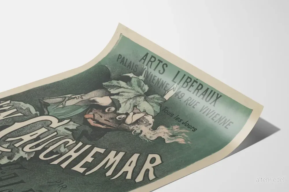 Vintageposter Un Cauchemar av Faléro - Väggdekoration för konstnärliga yrken - Bild 3