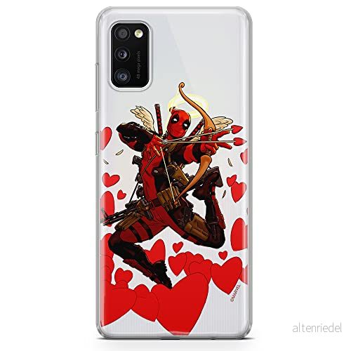 ERT GROUP mobiltelefonfodral för Samsung A41 originalt och officiellt licensierat Marvel mönster Deadpool 011 optimalt anpassad till formen på mobiltelefonen, gedeeltelijk transparant 5903537491905