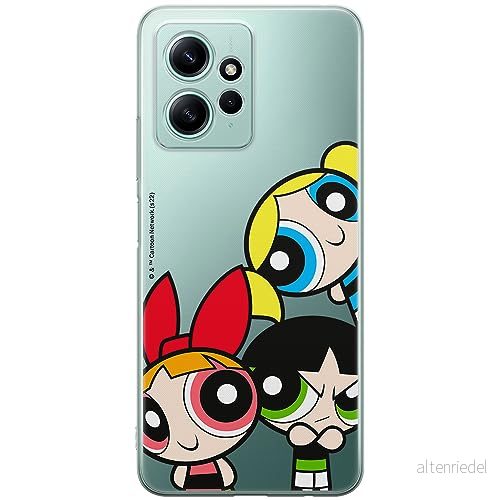ERT GROUP mobiltelefonfodral för Xiaomi REDMI NOTE 12 4G originalt och officiellt licensierat The Powerpuff Girls mönster 015 optimalt anpassad till formen på mobiltelefonen, gedeeltelijk transparant 5905511964221