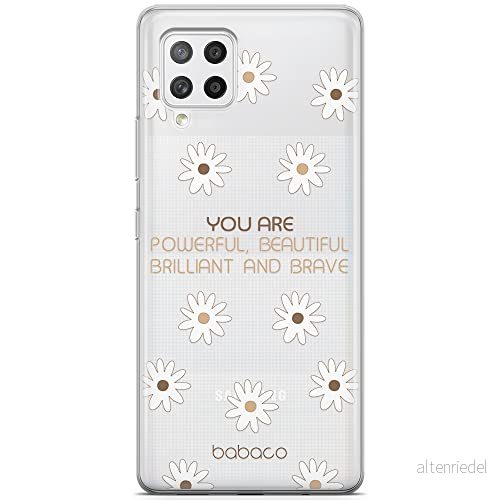 ERT GROUP mobiltelefonfodral för Samsung A42 5G originalt och officiellt licensierat Babaco mönster Positive vibes 003 optimalt anpassad till formen på mobiltelefonen, gedeeltelijk transparant 5903932972139