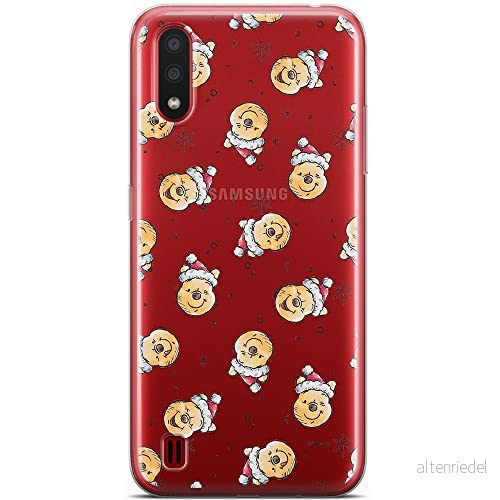 ERT GROUP mobiltelefonfodral för Samsung A01 originalt och officiellt licensierat Disney mönster Winnie the Pooh and friends 023 anpassad till formen på mobiltelefonen, gedeeltelijk transparant 5904805421945