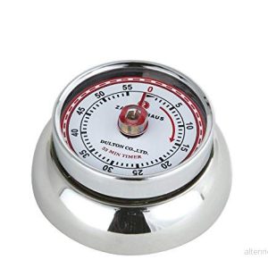 Zassenhaus Kökstimer, magnetisk, retro klassisk, mekanisk matlagningstimer krom 7 cm magnettimer högljudd kökstimer för matlagning modern 4006528072303 Zassenhaus Kökstimer, magnetisk, retro klassisk, mekanisk matlagningstimer krom 7 cm magnettimer högljudd kökstimer för matlagning modern 4006528072303