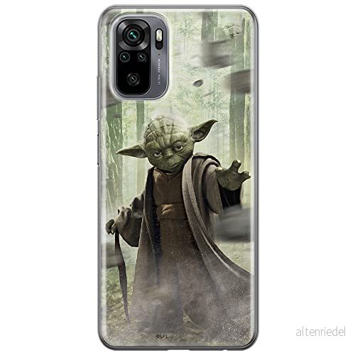 ERT GROUP mobiltelefonfodral för Xiaomi REDMI NOTE 10/ 10S originalt och officiellt licensierat Star Wars mönster Yoda 002 anpassad till formen på mobiltelefonen, fodral tillverkad av TPU plast 5903537194462