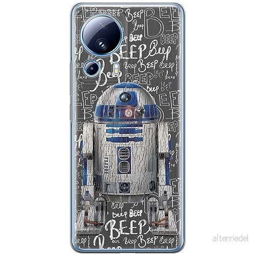 ERT GROUP mobiltelefonfodral för Xiaomi 13 LITE/CIVI 2 originalt och officiellt licensierat Star Wars mönster R2D2 004 optimalt anpassad till formen på mobiltelefonen, fodral tillverkad av TPU plast 5905511933456