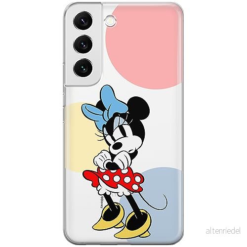 ERT GROUP mobiltelefonfodral för Samsung S22 originalt och officiellt licensierat Disney mönster Minnie 078 optimalt anpassad till formen på mobiltelefonen, gedeeltelijk transparant 5905795029838