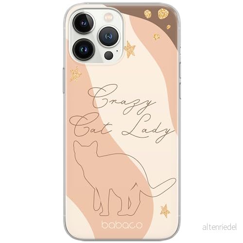 ERT GROUP mobiltelefonfodral för Iphone 13 PRO originalt och officiellt licensierat Babaco mönster Cats 009 optimalt anpassad till formen på mobiltelefonen, fodral tillverkad av TPU plast 5905131066480