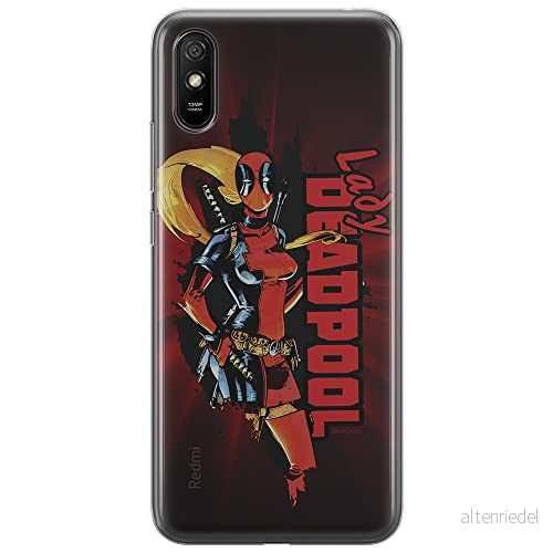 ERT GROUP mobiltelefonfodral för Xiaomi REDMI 9A originalt och officiellt licensierat Marvel mönster Deadpool 009 optimalt anpassad till formen på mobiltelefonen, fodral tillverkad av TPU plast 5903040297605