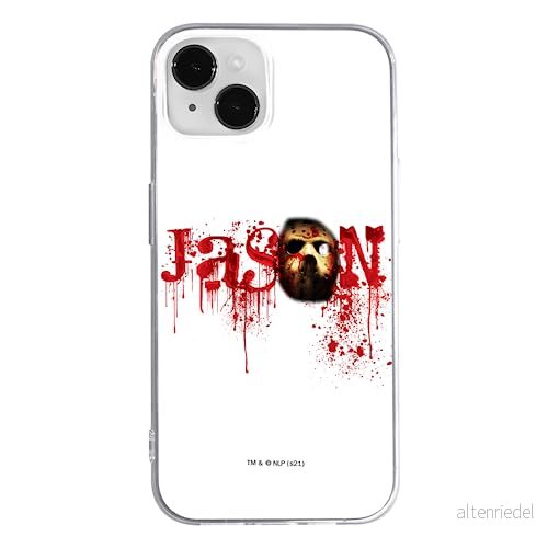 ERT GROUP mobiltelefonfodral för Iphone 14 originalt och officiellt licensierat Horror mönster Friday The 13th 001 optimalt anpassad till formen på mobiltelefonen, fodral tillverkad av TPU plast 5905511097042