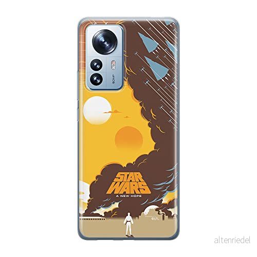 ERT GROUP mobiltelefonfodral för Xiaomi 12 / 12X originalt och officiellt licensierat Star Wars mönster 027 optimalt anpassad till formen på mobiltelefonen, fodral tillverkad av TPU plast 5905511488031