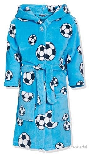 Playshoes pojkar fleece badrock fotboll 340151, Blå (blå 7), 86-92 4010952336740