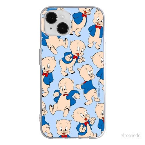 ERT GROUP mobiltelefonfodral för Iphone 14 PLUS originalt och officiellt licensierat Looney Tunes mönster Porky Pig 001 optimalt anpassad till formen på mobiltelefonen, fodral tillverkad av TPU plast 5905511617509