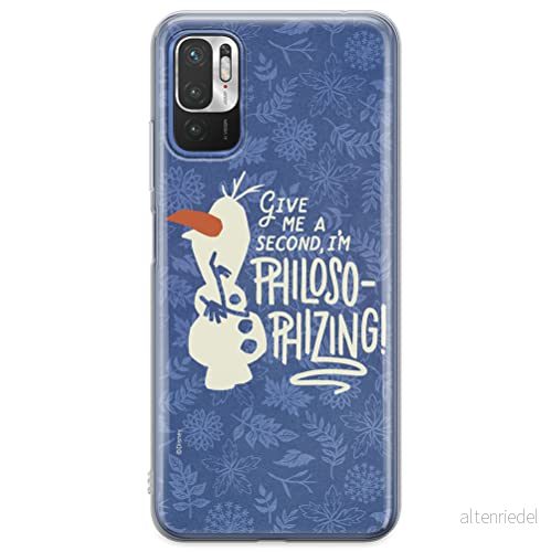 ERT GROUP mobiltelefonfodral för Xiaomi REDMI NOTE 10 5G / POCO M3 PRO originalt och officiellt licensierat Disney mönster Olaf 005 anpassad till formen på mobiltelefonen, gedeeltelijk transparant 5904805608735