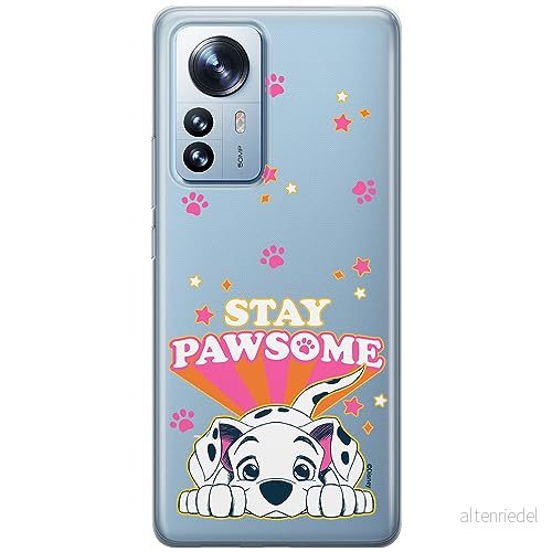 ERT GROUP mobiltelefonfodral för Xiaomi 12 / 12X originalt och officiellt licensierat Disney mönster Dalmatian 007 optimalt anpassad till formen på mobiltelefonen, gedeeltelijk transparant 5905511992040