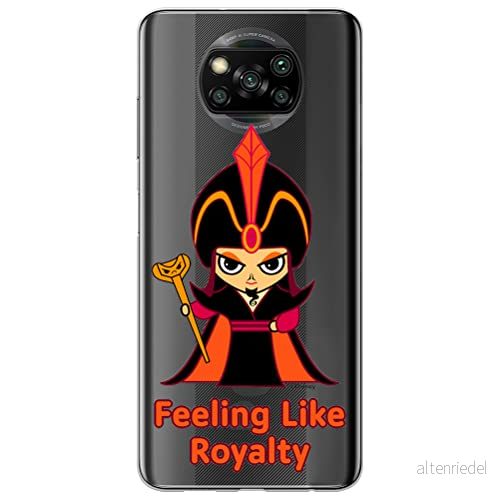 ERT GROUP mobiltelefonfodral för Xiaomi POCOPHONE X3 originalt och officiellt licensierat Disney mönster Jafar 001 optimalt anpassad till formen på mobiltelefonen, gedeeltelijk transparant 5905131409232