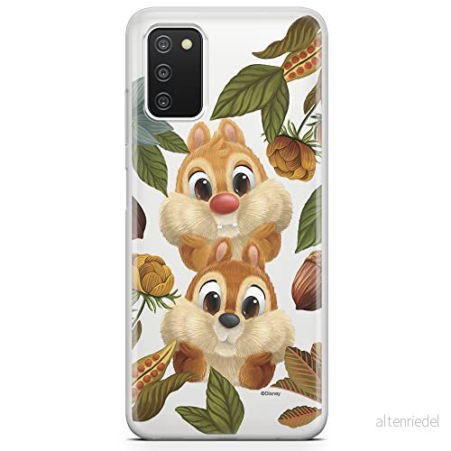 ERT GROUP mobiltelefonfodral för Samsung A03S originalt och officiellt licensierat Disney mönster Chip & Dale 002 optimalt anpassad till formen på mobiltelefonen, gedeeltelijk transparant 5903932997156