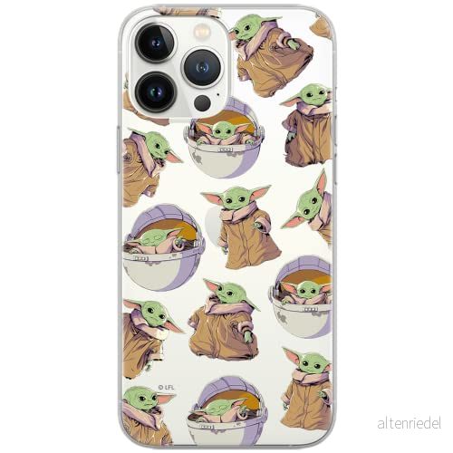 ERT GROUP mobiltelefonfodral för Samsung S10 PLUS originalt och officiellt licensierat Star Wars mönster Baby Yoda 028 Vit optimalt anpassad till formen på mobiltelefonen, gedeeltelijk transparant 5904805092688