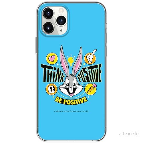 ERT GROUP mobiltelefonfodral för Iphone 11 PRO originalt och officiellt licensierat Looney Tunes mönster Bugs 019 optimalt anpassad till formen på mobiltelefonen, fodral tillverkad av TPU plast 5905795083069