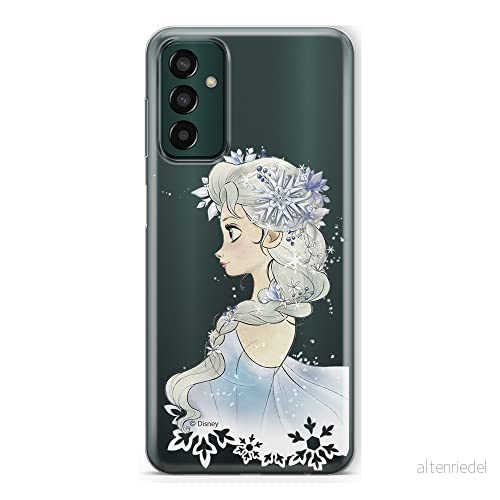 ERT GROUP mobiltelefonfodral för Samsung M13 4G originalt och officiellt licensierat Disney mönster Elsa 010 optimalt anpassad till formen på mobiltelefonen, gedeeltelijk transparant 5905511326586
