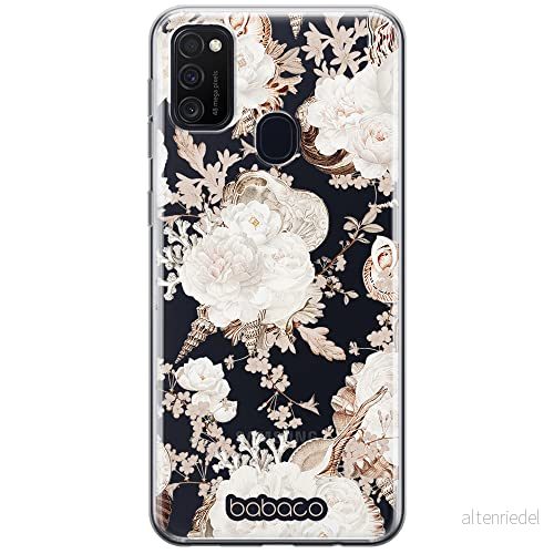 ERT GROUP mobiltelefonfodral för Samsung M21 / M30S originalt och officiellt licensierat Babaco mönster Flowers 044 optimalt anpassad till formen på mobiltelefonen, gedeeltelijk transparant 5905131325099