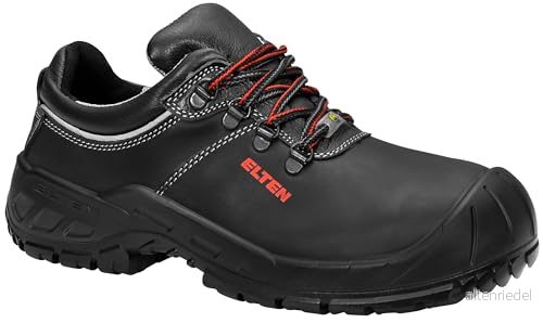 ELTEN Säkerhetsskor RENZO XXW Low ESD S3, herr, lätt, svart, stålhätta storlek 36 4030839257012