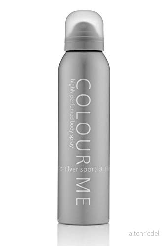 Colour Me Silver Sport Fragrance for Men 150ml Body Spray, by Milton Lloyd 25929130249