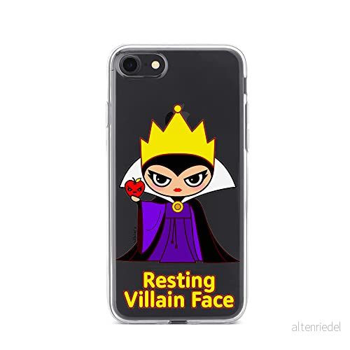 ERT GROUP mobiltelefonfodral för Iphone 7/8/ SE 2/ 3 originalt och officiellt licensierat Disney mönster The Evil Queen 002 anpassad till formen på mobiltelefonen, gedeeltelijk transparant 5905131496959