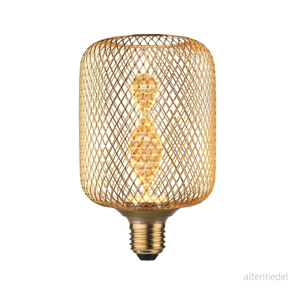 Paulmann LED Metallic Glow Zyl Helix E27 mässing 4000870290842