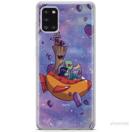 ERT GROUP mobiltelefonfodral för Samsung A31 originalt och officiellt licensierat Marvel mönster Guardians of the Galaxy 010 anpassad till formen på mobiltelefonen, fodral tillverkad av TPU plast 5903040220030