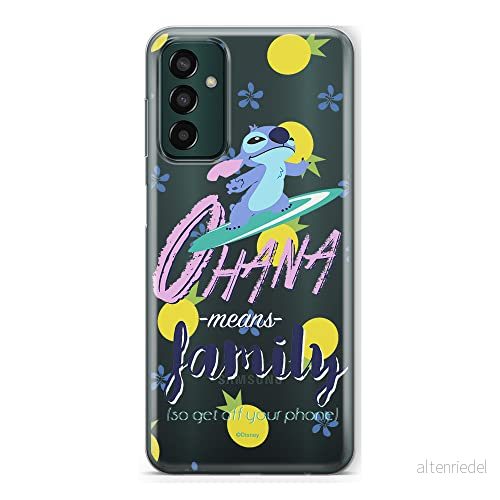ERT GROUP mobiltelefonfodral för Samsung M13 4G originalt och officiellt licensierat Disney mönster Stitch 004 optimalt anpassad till formen på mobiltelefonen, gedeeltelijk transparant 5905511321208