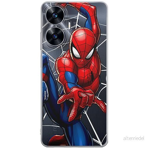 ERT GROUP mobiltelefonfodral för Realme C55 originalt och officiellt licensierat Marvel mönster Spider Man 039 optimalt anpassad till formen på mobiltelefonen, gedeeltelijk transparant 5905795014438