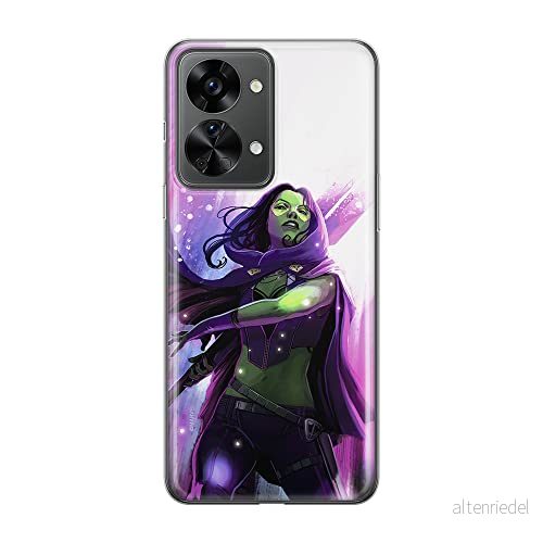 ERT GROUP mobiltelefonfodral för Oneplus NORD 2T 5G originalt och officiellt licensierat Marvel mönster Gamora 001 optimalt anpassad till formen på mobiltelefonen, fodral tillverkad av TPU plast 5905511262761