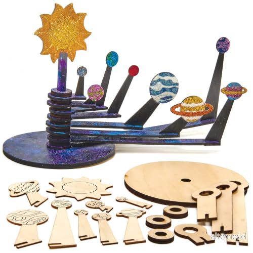 Baker Ross FX311 Ungar Trä Solsystem Planetarium Kit 5063067001309