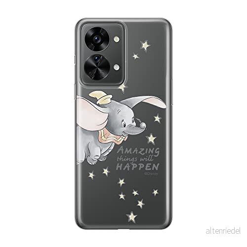 ERT GROUP mobiltelefonfodral för Oneplus NORD 2T 5G originalt och officiellt licensierat Disney mönster Dumbo 010 optimalt anpassad till formen på mobiltelefonen, gedeeltelijk transparant 5905511279011