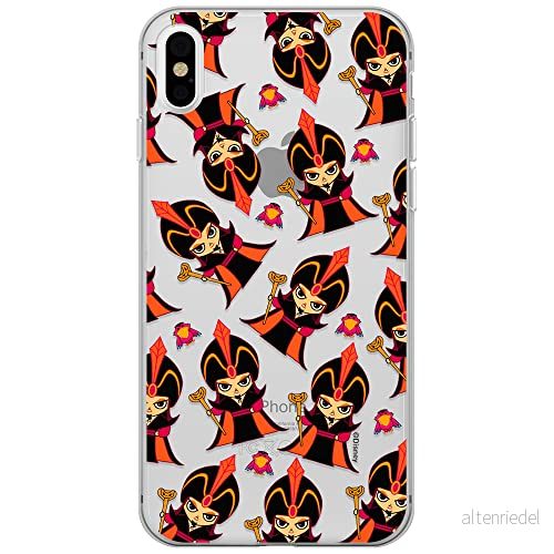 ERT GROUP mobiltelefonfodral för Iphone X/XS originalt och officiellt licensierat Disney mönster Jafar 002 optimalt anpassad till formen på mobiltelefonen, gedeeltelijk transparant 5905131403490