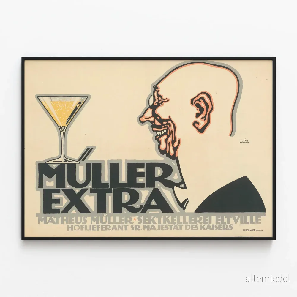 Vintage Müller Extra - Elegant Väggdekoration Poster