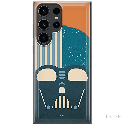 ERT GROUP mobiltelefonfodral för Samsung S23 ULTRA originalt och officiellt licensierat Star Wars mönster Darth Vader 025 anpassad till formen på mobiltelefonen, fodral tillverkad av TPU plast 5905511459802