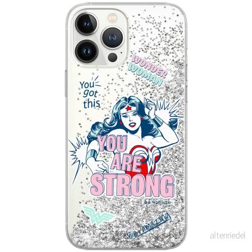 ERT GROUP mobiltelefonfodral för Apple Iphone 6/7 / 8 originalt och officiellt licensierat DC mönster Wonder Woman 025 Vit optimalt anpassad till formen på mobiltelefonen, med glitter overflow effekt 5903932934496