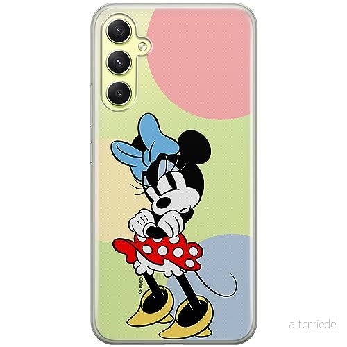 ERT GROUP mobiltelefonfodral för Samsung A34 5G originalt och officiellt licensierat Disney mönster Minnie 078 optimalt anpassad till formen på mobiltelefonen, gedeeltelijk transparant 5905795030124